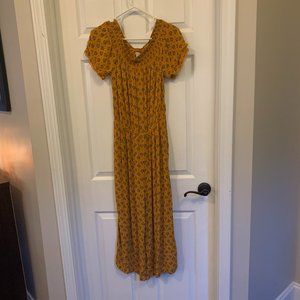 Yellow Floral Xhilaration Dress